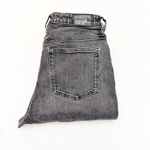 Madewell The Curvy Perfect Vintage Jean Zip Fly Wash Charcoal Denim Size 28